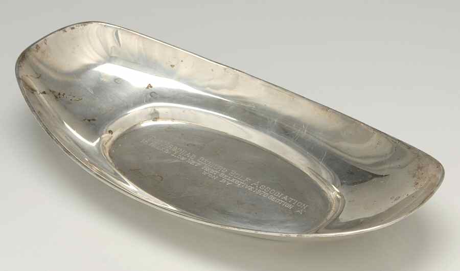 X774 (Sterling, Hollowware) 11" Bread Tray by Reed & Barton-1