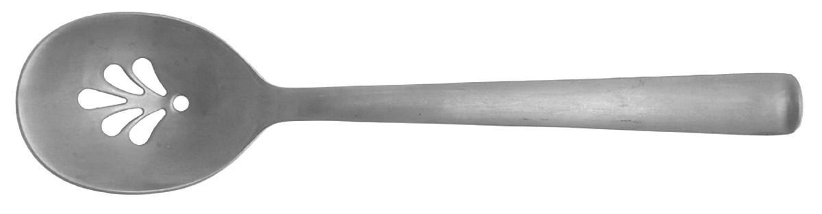 Merit (Stainless, Satin) Pierced Tablespoon (Serving Spoon) by Robert Welch-1