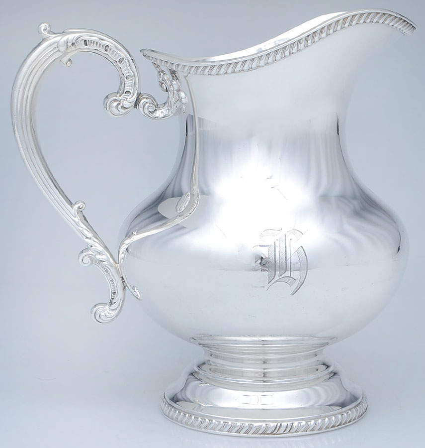 5200A-Plain (Silverplate, Hollwware) 64 Oz Water Pitcher by Reed & Barton-1