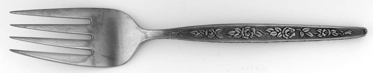 RIF27 (Stainless) Medium Solid Cold Meat Serving Fork by Riviera-1