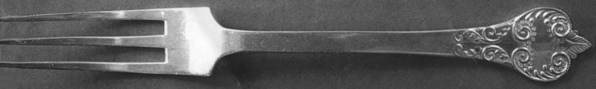 William & Mary (Silverplate) Fork by Roberts & Belk-1