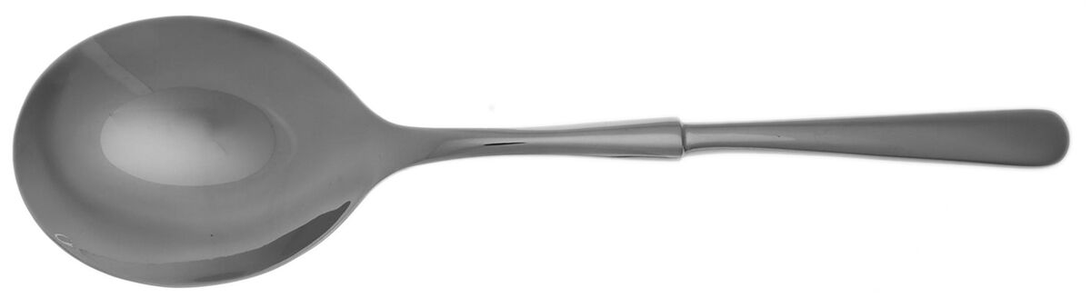 Aaron (Stainless) Casserole Spoon with Smooth Stainless Bowl HC by Robert Welch-1