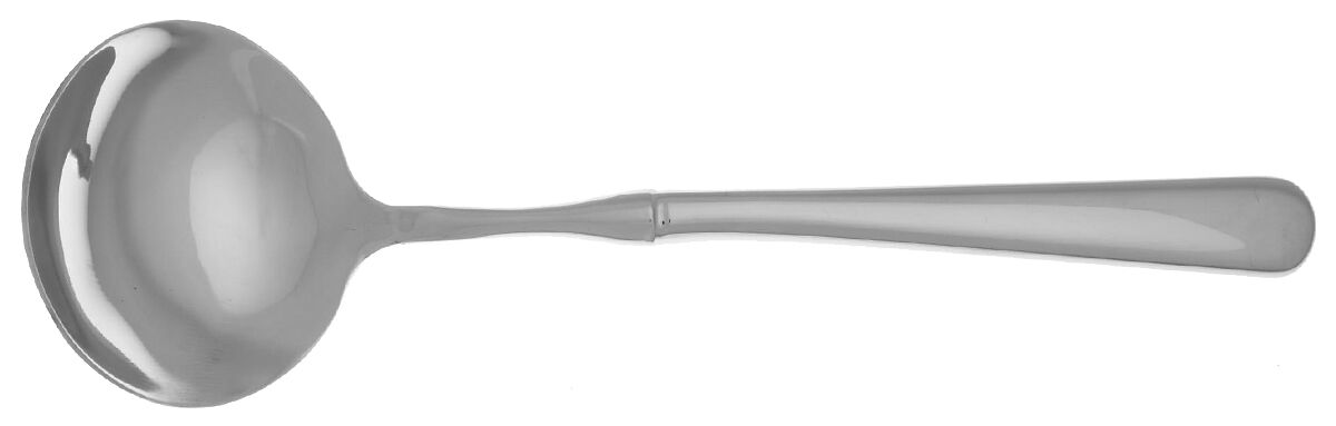 Aaron (Stainless) Gravy Ladle with No Spout Stainless Bowl HC by Robert Welch-1