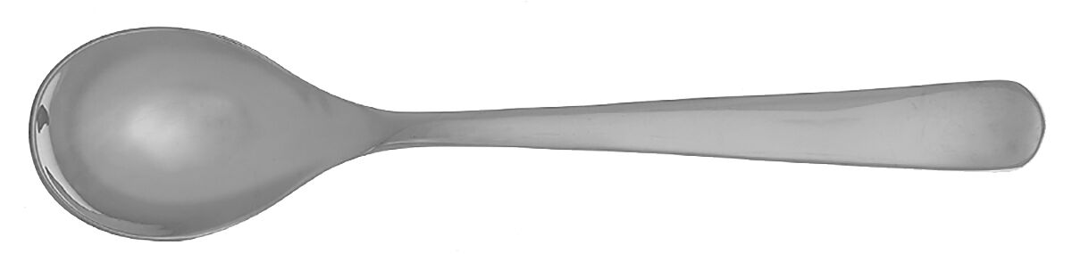 Aaron (Stainless) Round Bowl Soup Spoon (Cream Soup) HC by Robert Welch-1