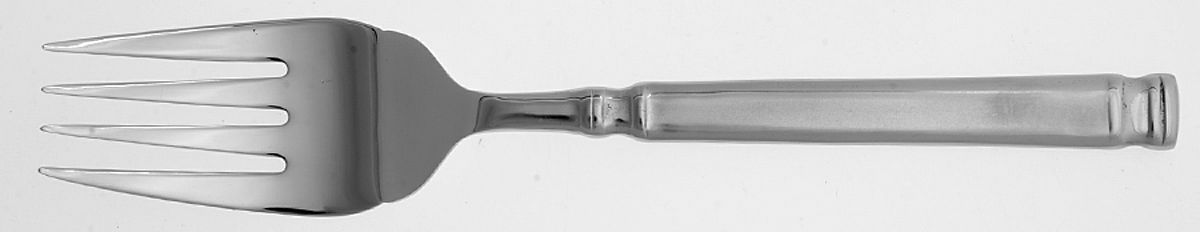 Rochelle Frost (Stainless) Medium Solid Cold Meat Serving Fork by Retroneu-1