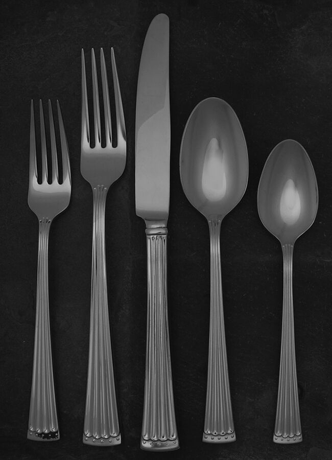 Dentelle (Stainless) 5 Piece Place Setting by Royal Doulton-1