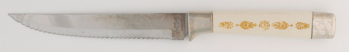 REF9 (Stainless) Individual Steak Knife Hollow Handle by Regent Sheffield-1