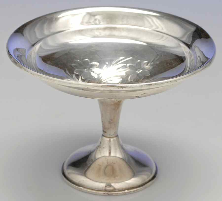 632 (Sterling, Hollowware) Round Compote (Height X Width) by Reed & Barton-1