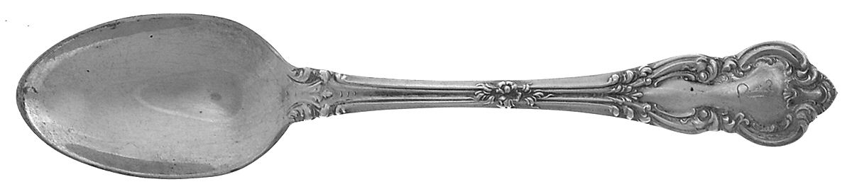 ROF11 (Sterling) Monogram Teaspoon by Roden Brothers Ltd.-1