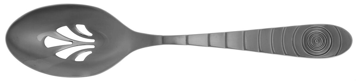 Echoes (Stainless) Pierced Tablespoon (Serving Spoon) by RLM Home-1