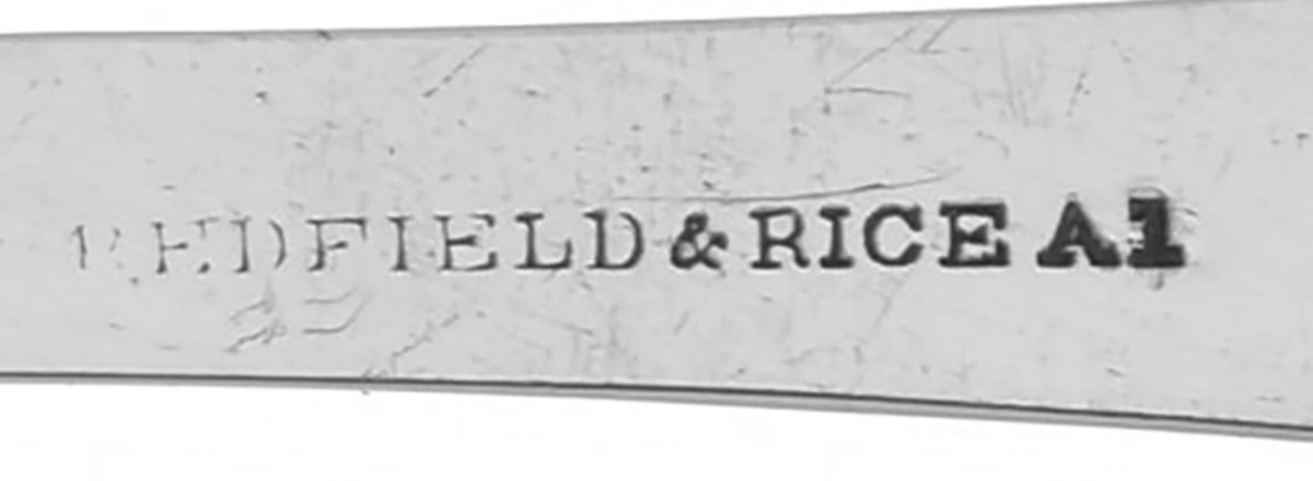 RRX 1 (Silverplate) Monogram Tablespoon (Serving Spoon) by Redfield & Rice-3