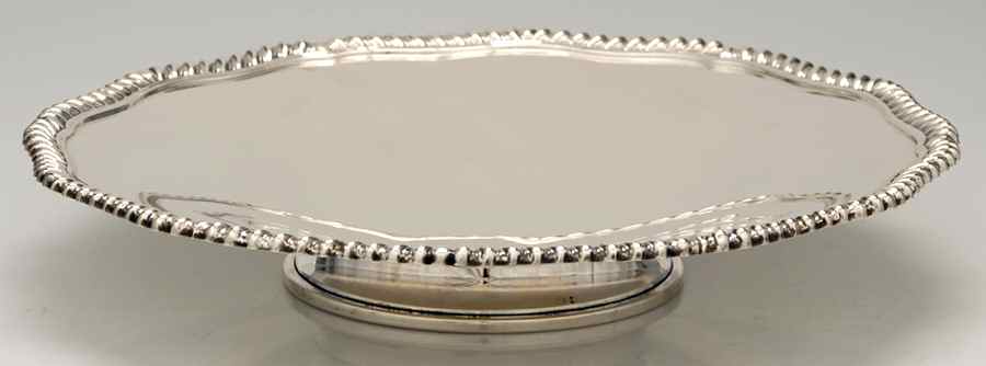 9612 (Sterling, Hollowware) 11" Footed Cake Plate by Redlich-1