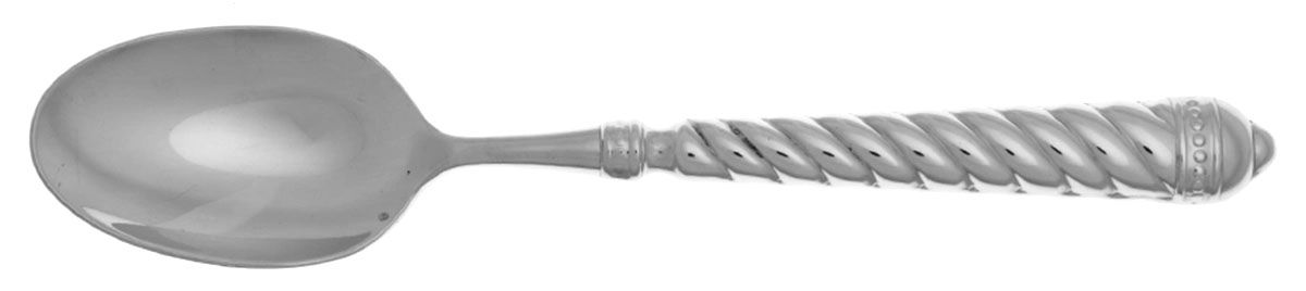 Spirale (Stainless) Place/Oval Soup Spoon by Ricci (Argentieri)-1