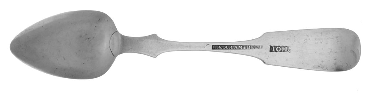 Coin Silver Flatware Teaspoon by R. & A. Campbell-2