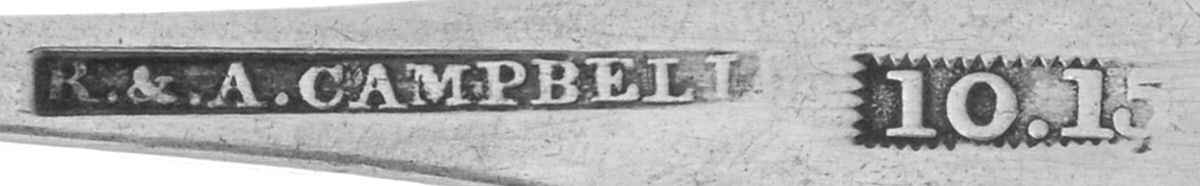 Coin Silver Flatware Teaspoon by R. & A. Campbell-3