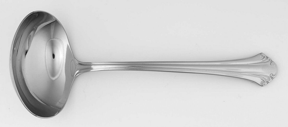 Courtland (Stainless) Solid Gravy Ladle by Reed & Barton-1