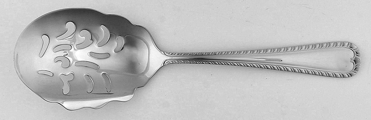 Wakefield (Stainless) Solid Macaroni Server by Reed & Barton-1