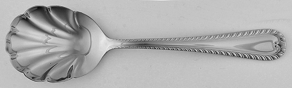 Wakefield (Stainless) Solid Shell Casserole Spoon by Reed & Barton-1