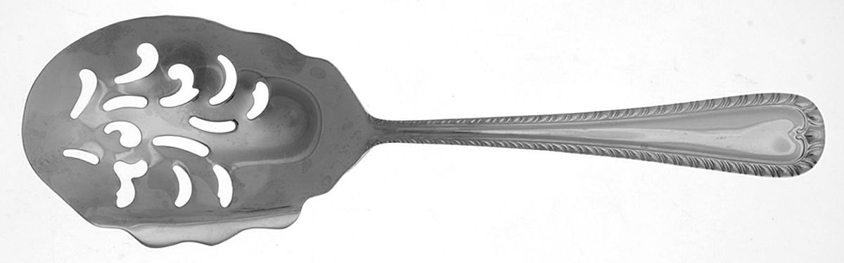 Wakefield (Stainless) Pierced Berry/Casserole Spoon by Reed & Barton-1