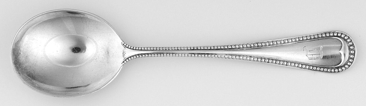 ROF12 (Sterling) Round Bowl Soup Spoon (Gumbo) by Roden Brothers Ltd.-1