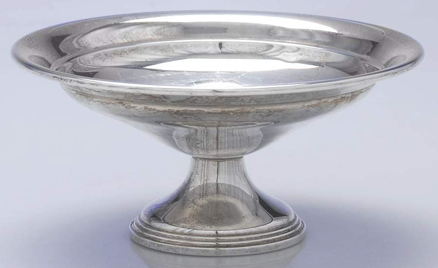 534 (Sterling, Hollowware) Weighted Round Compote (Height X Width) by Reed & Barton-1