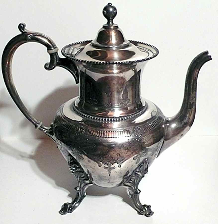 2053 (Silverplate, Hollowware, Floral) Silverplate Coffee Pot by Reed & Barton-1