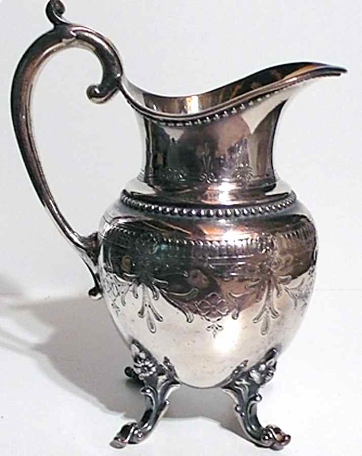2053 (Silverplate, Hollowware, Floral) Creamer by Reed & Barton-1