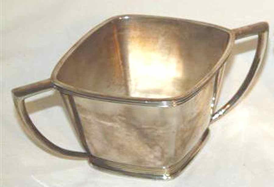 Santa  Fe (Silverplate, Hollowware Silverplate Mini Open Sugar by Reed & Barton-1