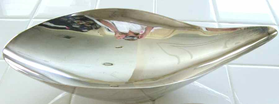 68 (Silverplate, Hollowware) Small Silverplate Bon Bon Bowl by Reed & Barton-1