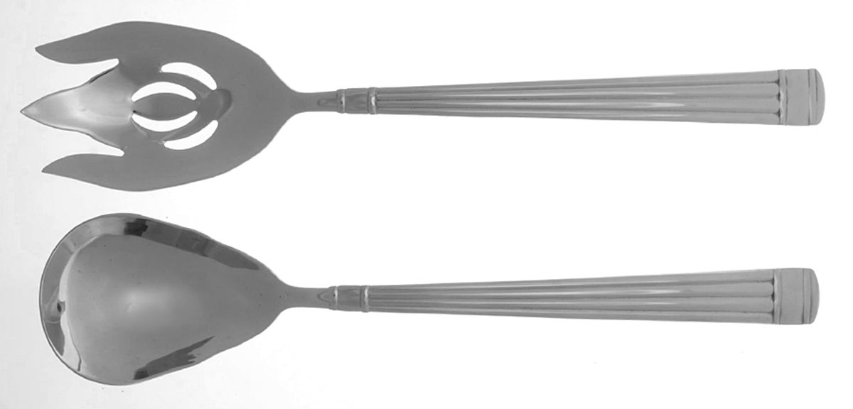 Waverly Hall (Stainless) (2 Pc) Solid Salad Set by Reed & Barton-1