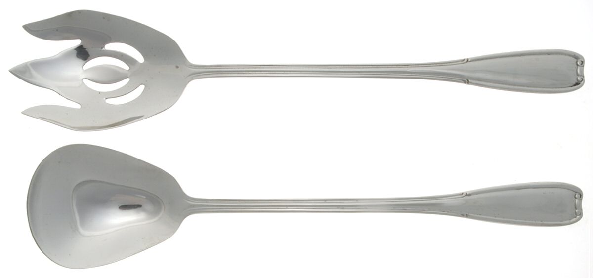 Manor Park (Stainless) Large Solid Serving Set by Reed & Barton-1