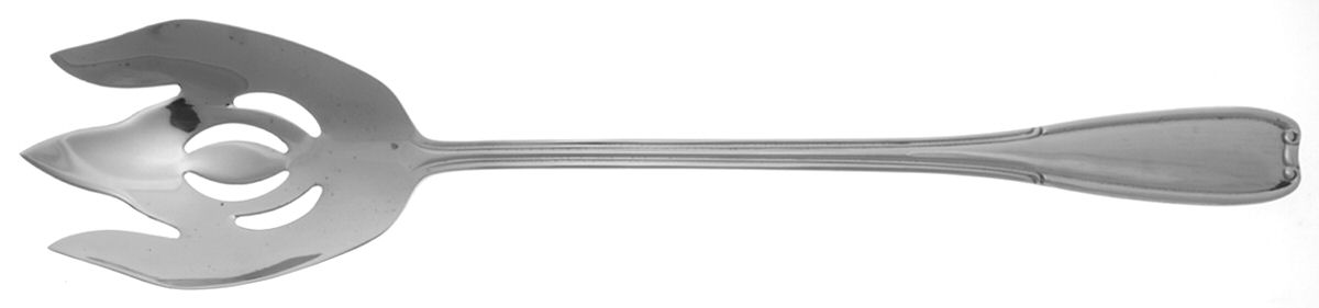 Manor Park (Stainless) Large Solid Serving Fork by Reed & Barton-1