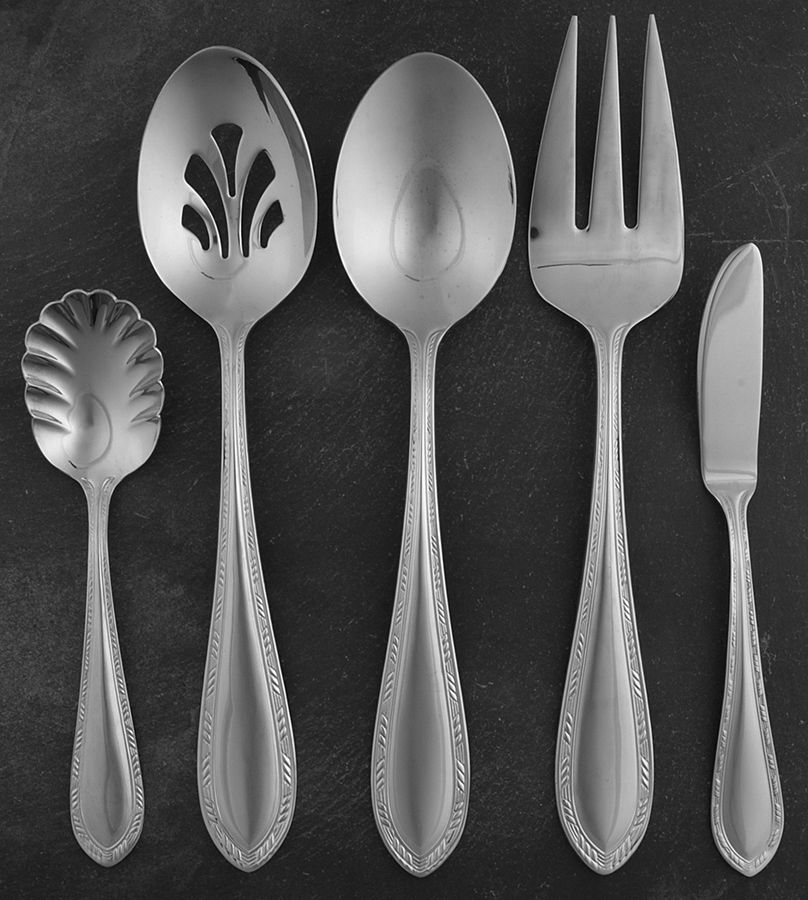 Royal Braid (Stainless) 5 Piece Hostess Set by Reed & Barton-1
