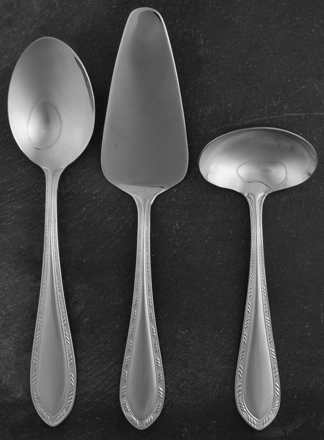 Royal Braid (Stainless) 3 Piece Completer Set by Reed & Barton-1