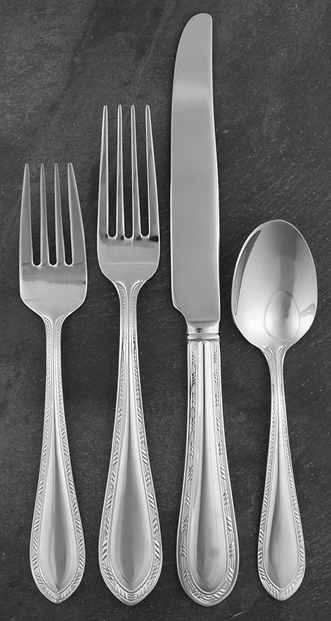 Royal Braid (Stainless) 4 Piece Place Setting by Reed & Barton-1