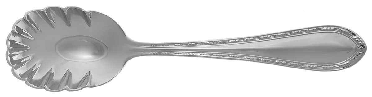 Royal Braid (Stainless) Sugar Shell Spoon by Reed & Barton-1