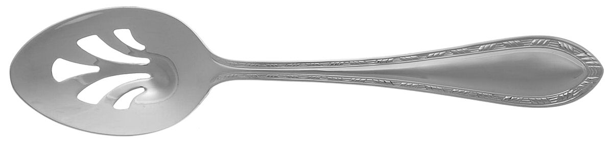 Royal Braid (Stainless) Pierced Tablespoon (Serving Spoon) by Reed & Barton-1