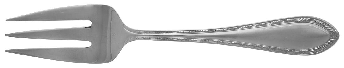 Royal Braid (Stainless) Large Solid Cold Meat Serving Fork by Reed & Barton-1
