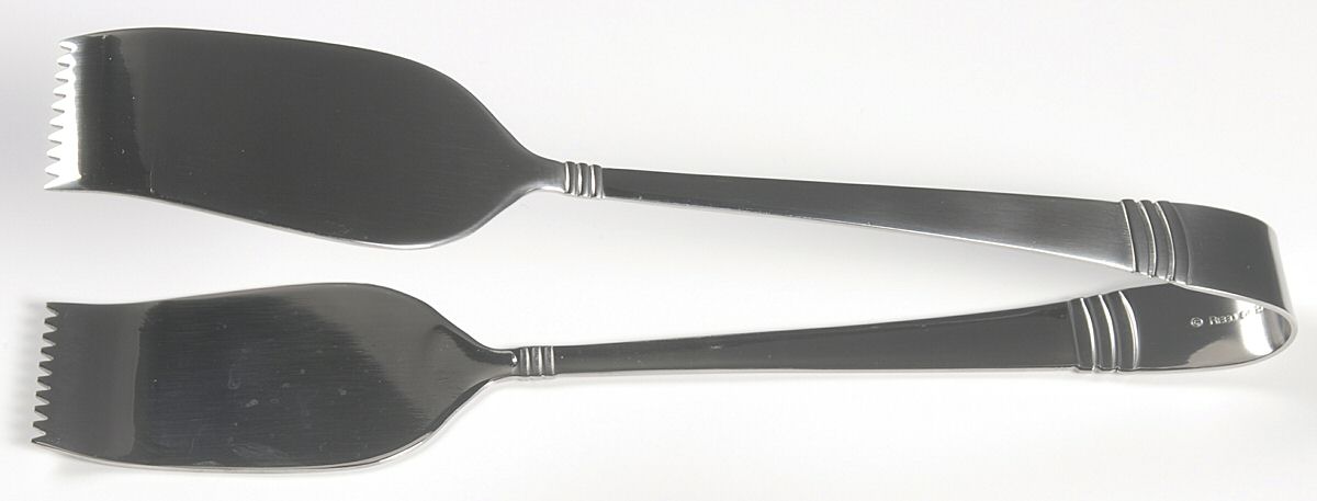 Holbrook (Stainless) 1-Piece Salad Tongs by Reed & Barton-1