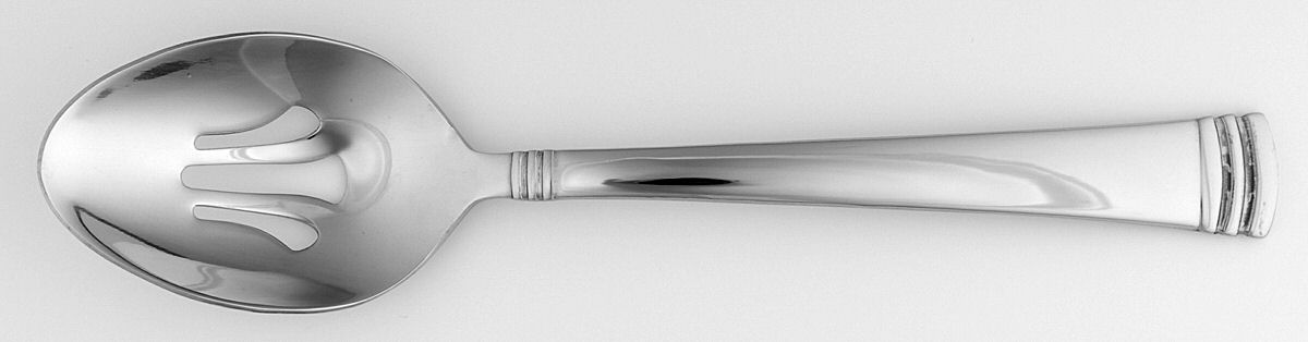 Holbrook (Stainless) Pierced Tablespoon (Serving Spoon) by Reed & Barton-1