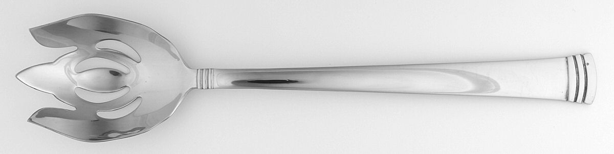 Holbrook (Stainless) Large Solid Serving Fork by Reed & Barton-1