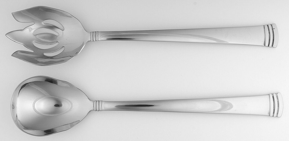 Holbrook (Stainless) Large Solid Serving Set by Reed & Barton-1