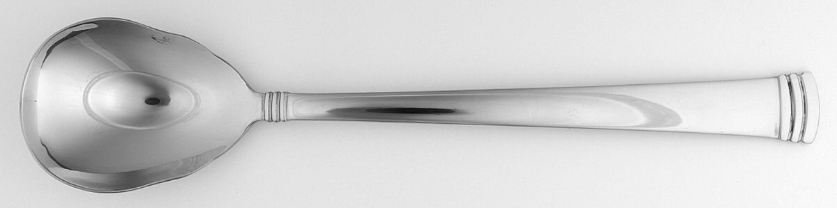 Holbrook (Stainless) Large Solid Serving Spoon by Reed & Barton-1