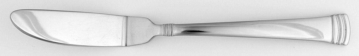 Holbrook (Stainless) Flat Handle Master Butter Knife by Reed & Barton-1