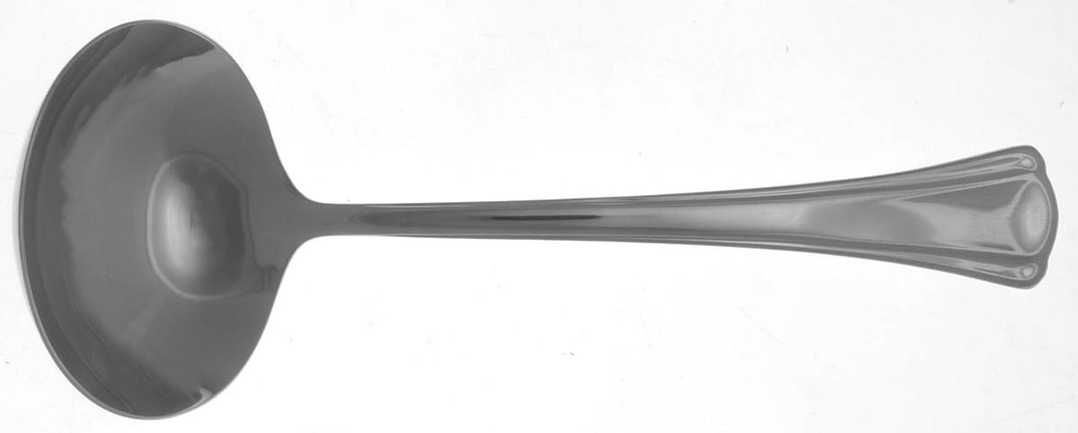 Willow Glen (Stainless) Solid Gravy Ladle by Reed & Barton-1