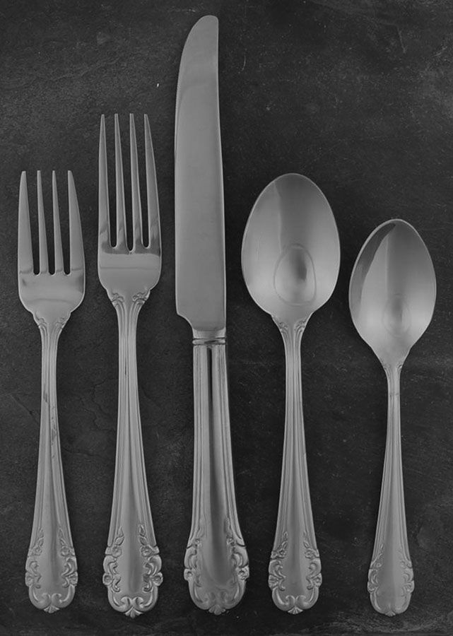 Saville Garden (Stainless) 5 Piece Place Setting by Reed & Barton-1