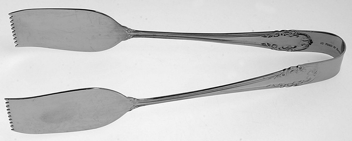 Saville Garden (Stainless) 1-Piece Salad Tongs by Reed & Barton-1