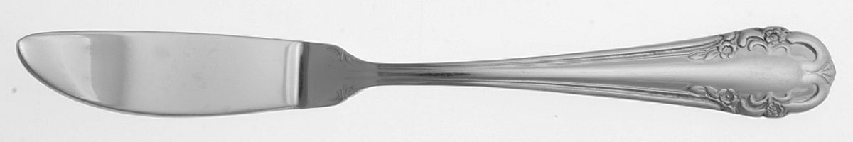 Saville Garden (Stainless) Flat Handle Master Butter Knife by Reed & Barton-1