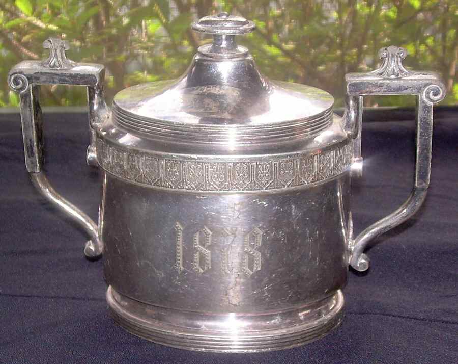 2840 (Silverplate, Hollowware) Sugar Bowl & Lid by Reed & Barton-1