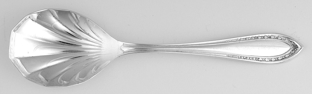 RZF4 (Silverplate) Sugar Shell Spoon by James Ryals-1